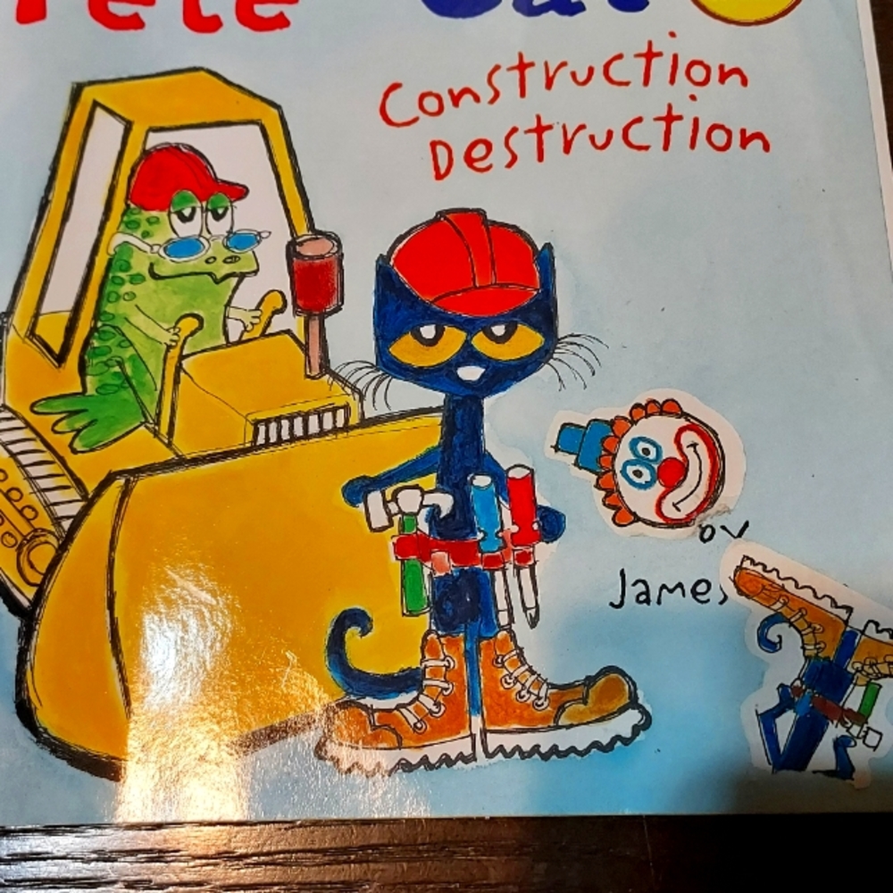 Children's book (Pete the cat)